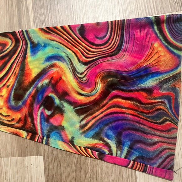 One by One Trippy Mesh Rave Pants - Picture 4 of 4